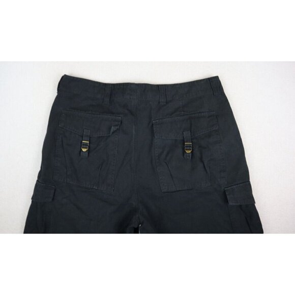 EMERGENCY EXIT - MEN'S BLACK CARGO SHORTS - SIZE 36 - Picture 9 of 10